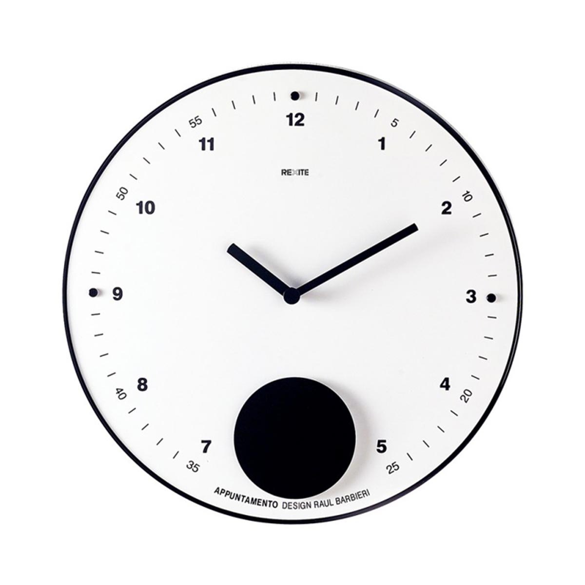 Appuntamento white | Orologio a pendolo da parete — foto 1