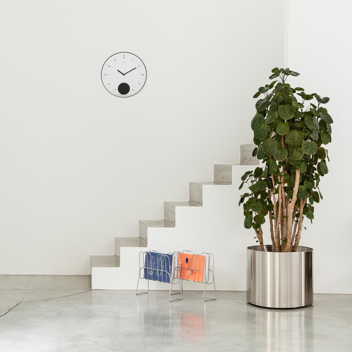 Appuntamento white | Orologio a pendolo da parete — foto 4