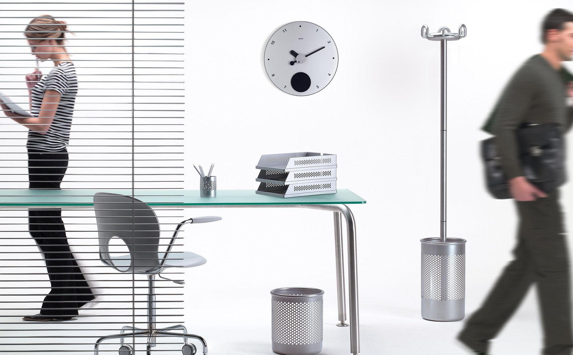 Appuntamento white | Orologio a pendolo da parete — foto 6
