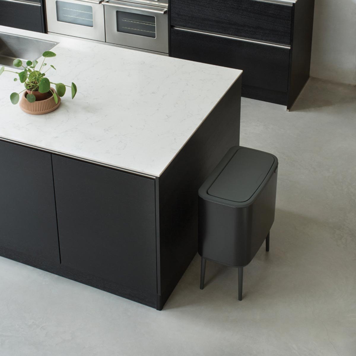 Bo Touch Bin 3x11 Matt Black | Pattumiera — foto 6