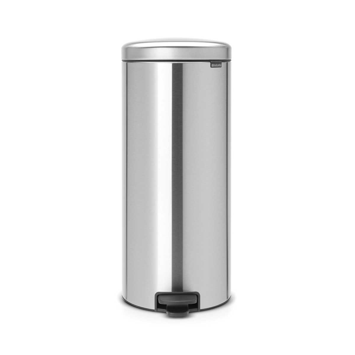 NewIcon a pedale 30 L Matt Steel | Pattumiera — foto 1