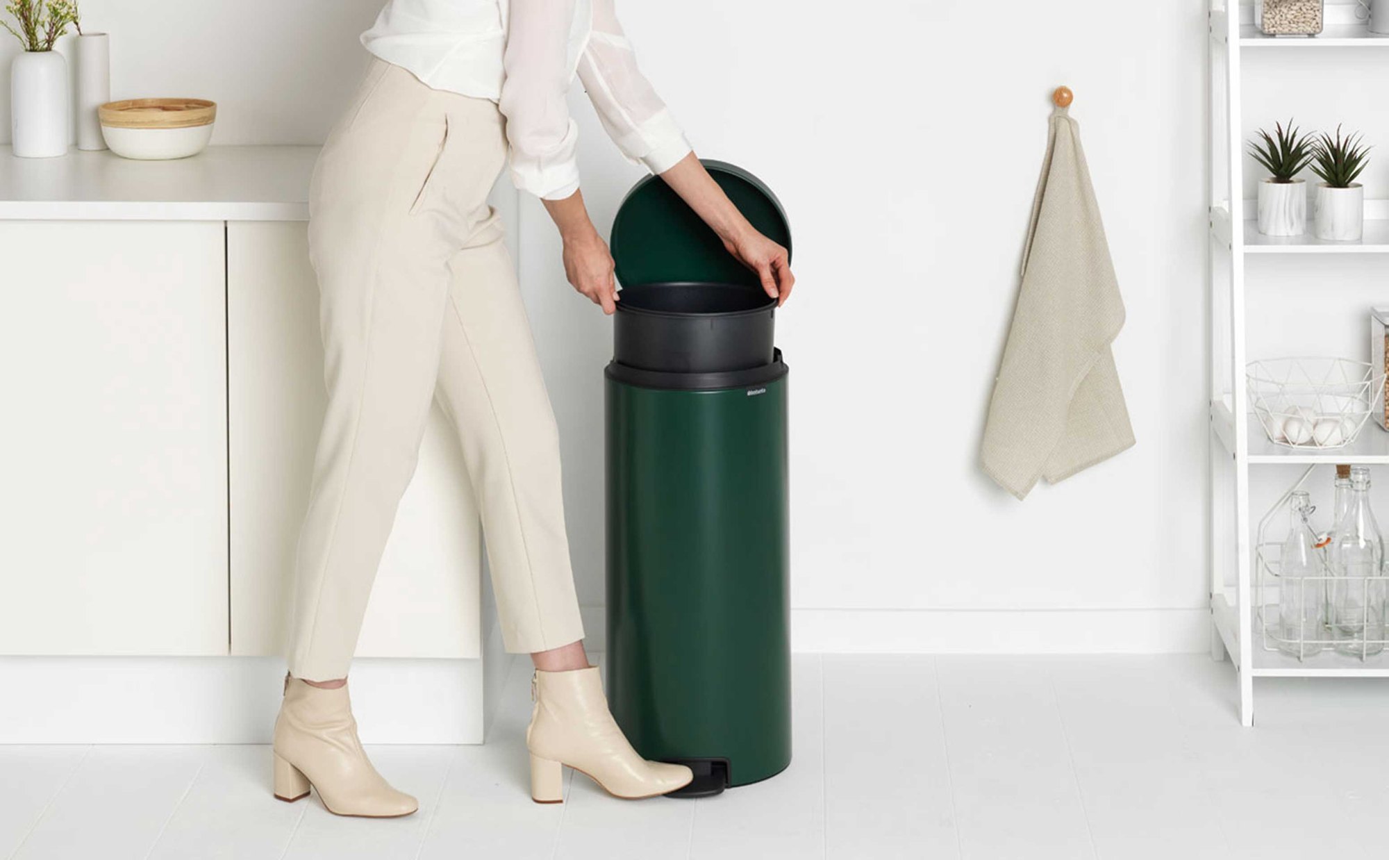 NewIcon a pedale 30 L Pine Green | Pattumiera — foto 7