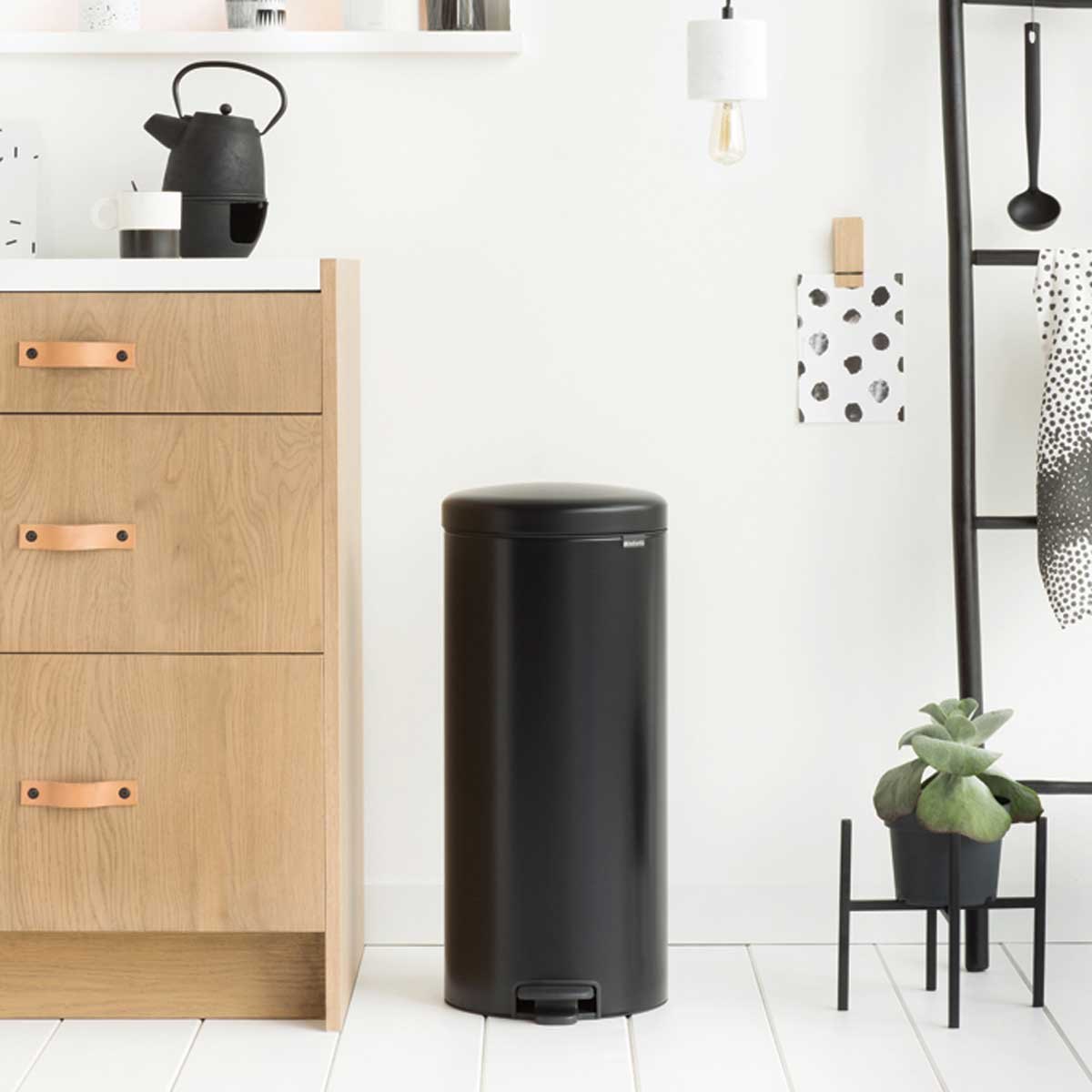 NewIcon a pedale 30 L Matt Black | Pattumiera — foto 5