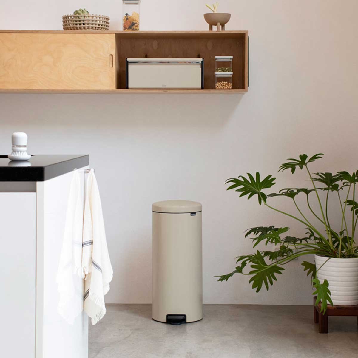 NewIcon a pedale 30 L Soft Beige | Pattumiera — foto 7