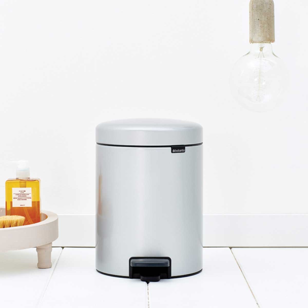 NewIcon a pedale 5 L Metallic Grey | Pattumiera — foto 4
