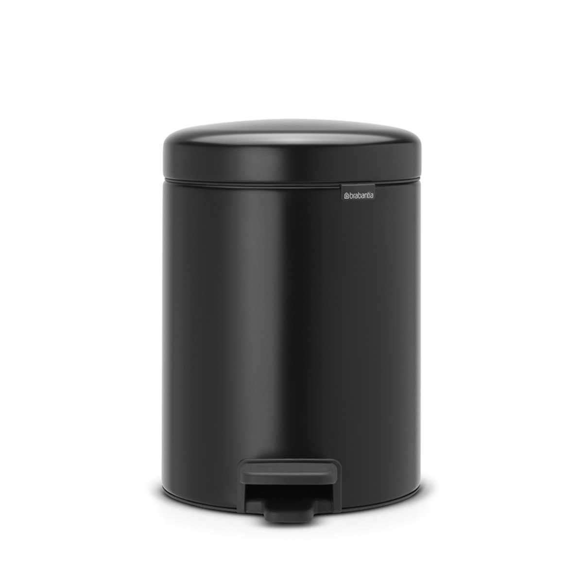 NewIcon a pedale 5 L Matt Black | Pattumiera — foto 1