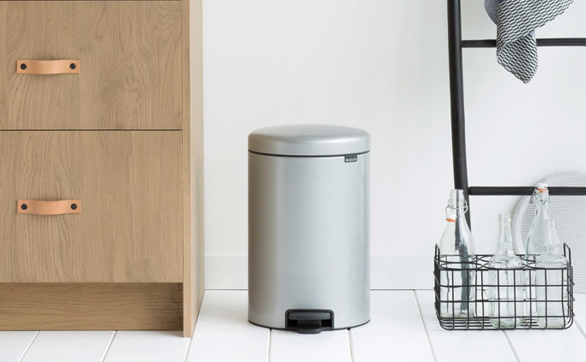 NewIcon a pedale 20 L Metallic Grey | Pattumiera — foto 5