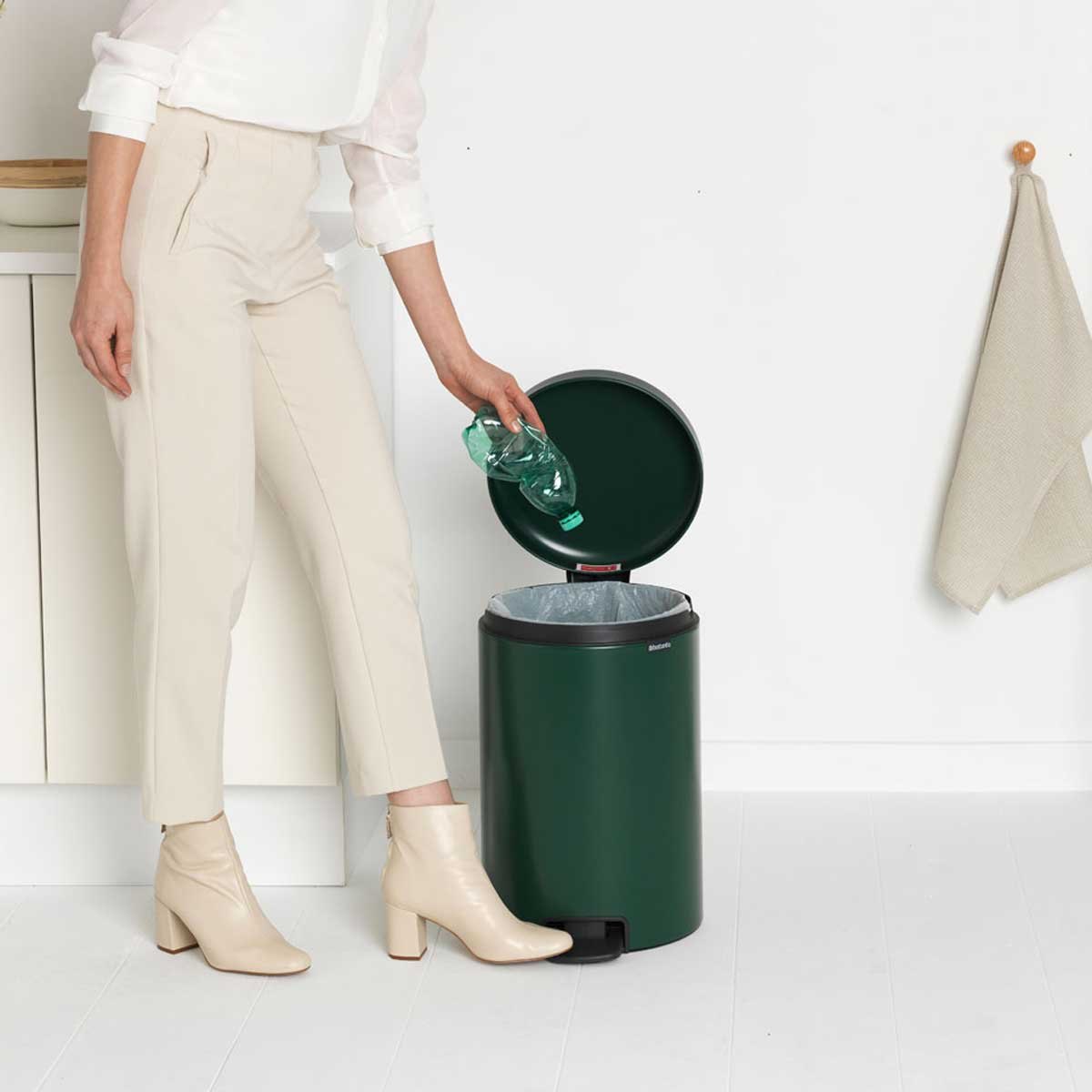 NewIcon a pedale 20 L Pine Green | Pattumiera — foto 4