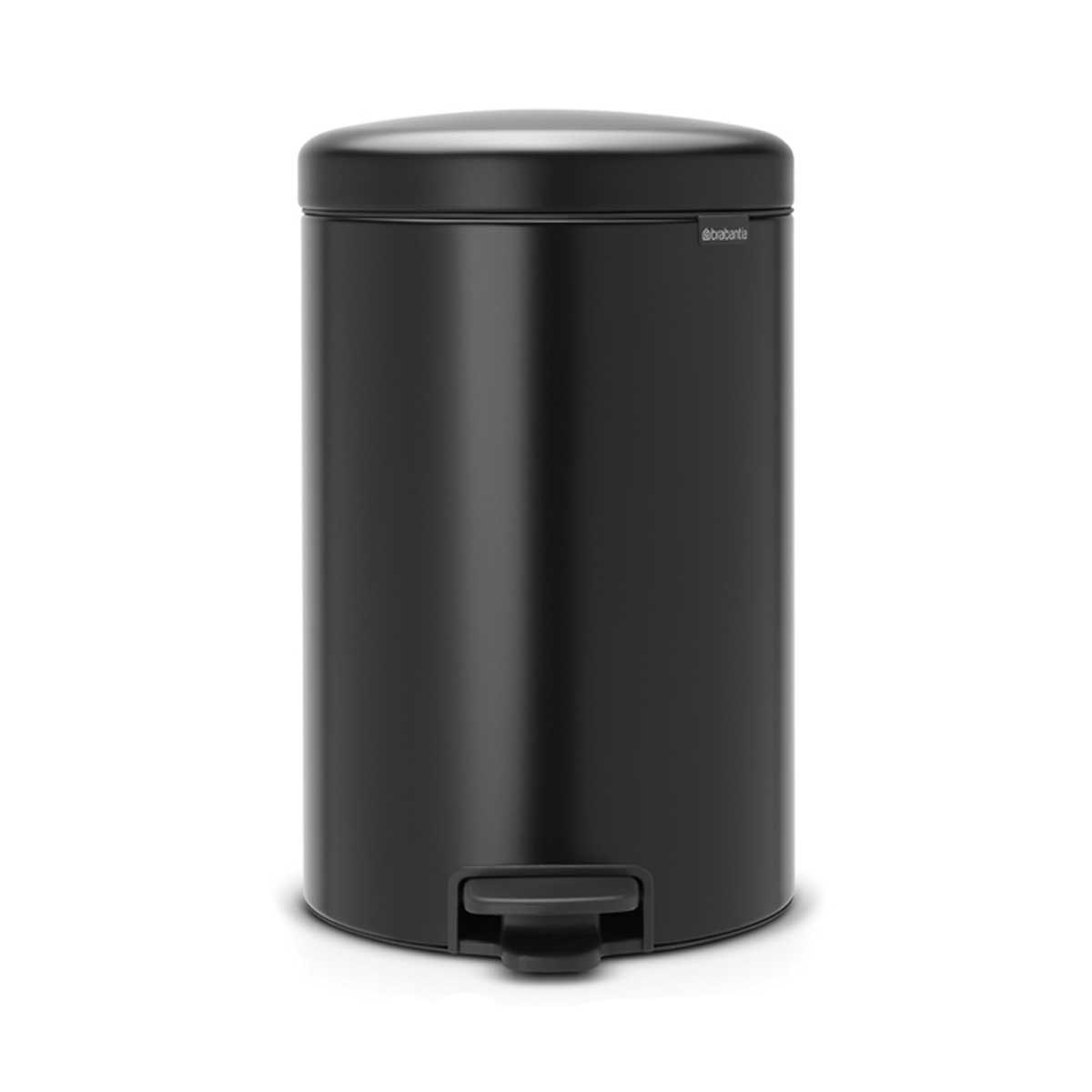 NewIcon a pedale 20 L Matt Black | Pattumiera — foto 1