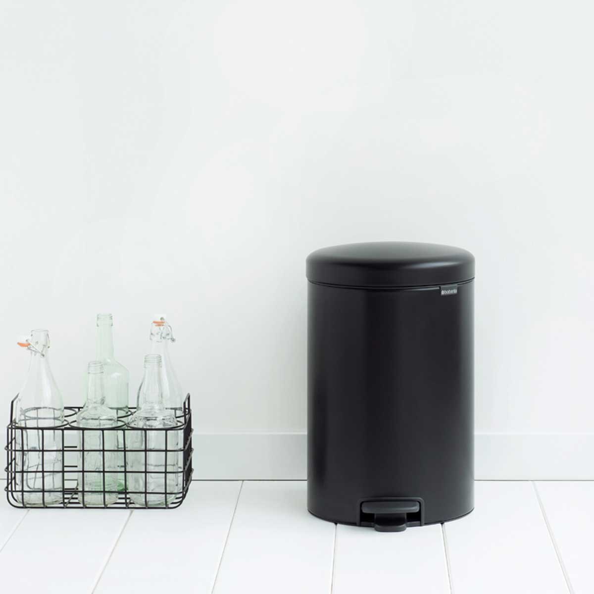 NewIcon a pedale 20 L Matt Black | Pattumiera — foto 4