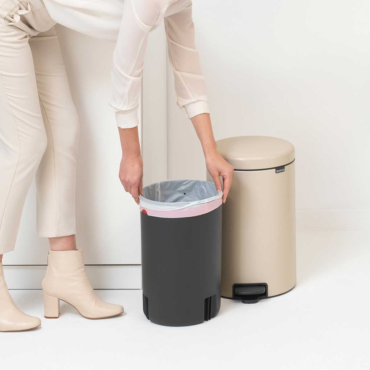 NewIcon a pedale 20 L Soft Beige | Pattumiera — foto 6