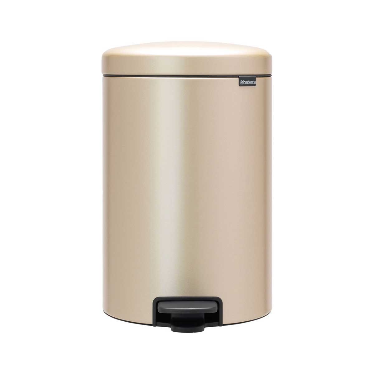 NewIcon a pedale 20 L Metallic Gold | Pattumiera — foto 1