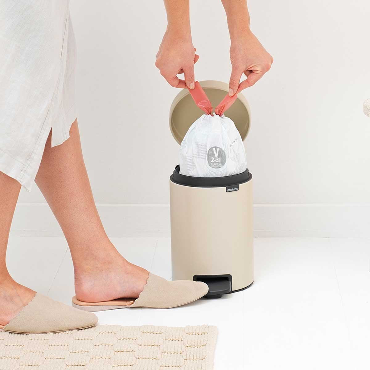 NewIcon a pedale 3 L Soft Beige | Pattumiera — foto 5