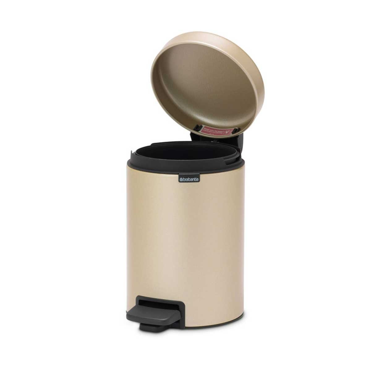 NewIcon a pedale 3 L Metallic Gold | Pattumiera — foto 4