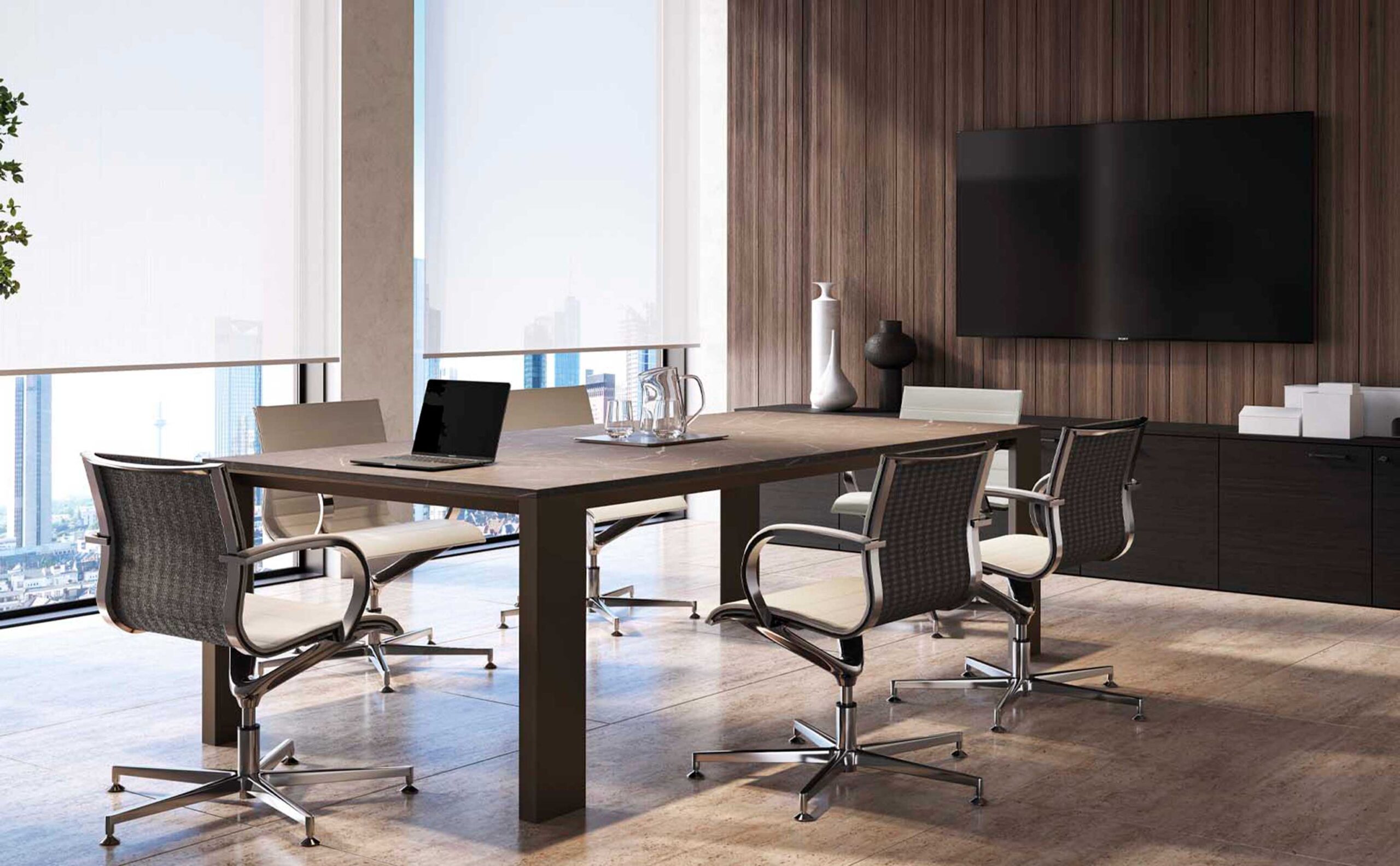 Ono - Tavolo riunione metallico - immagine 6