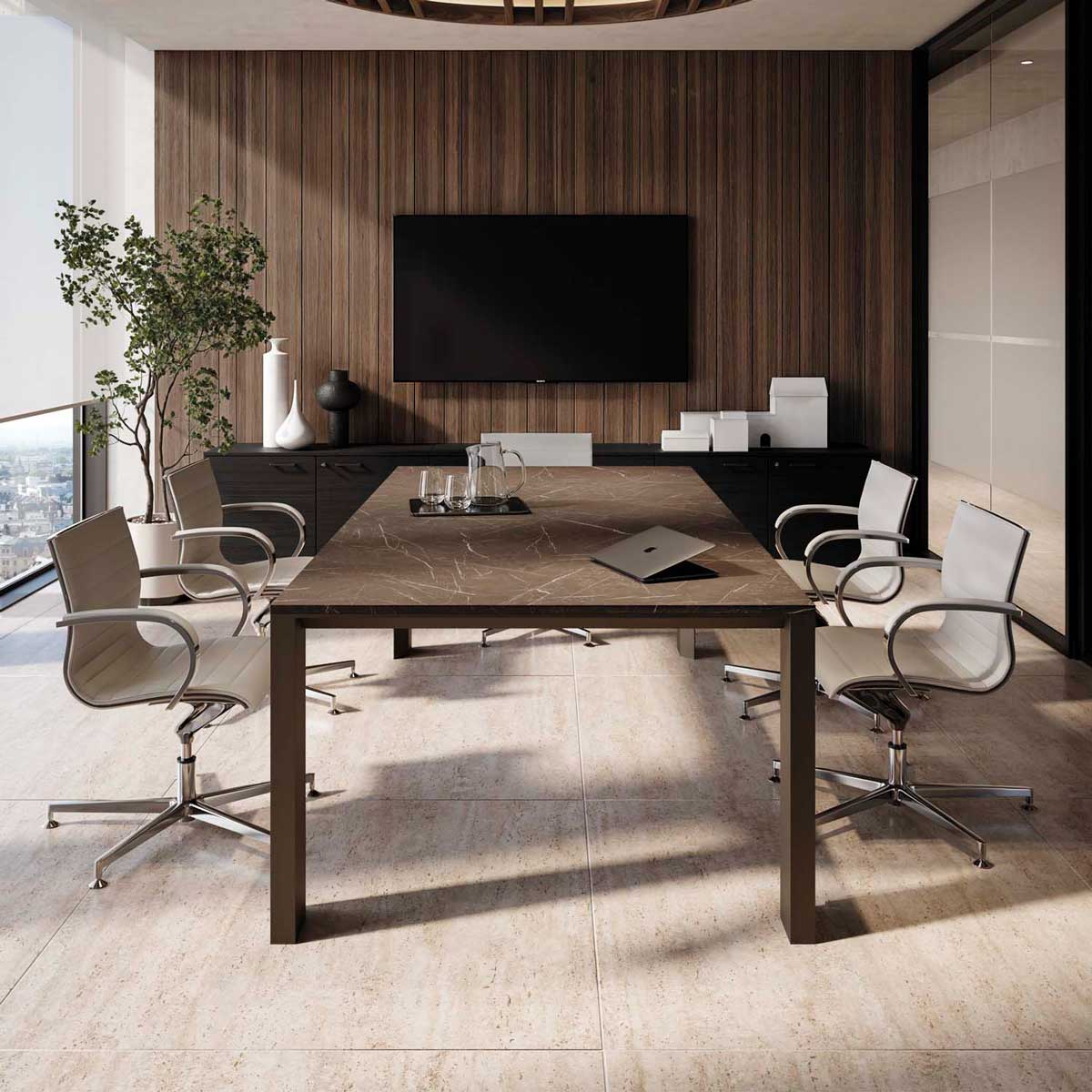 Ono - Tavolo riunione metallico - immagine 3