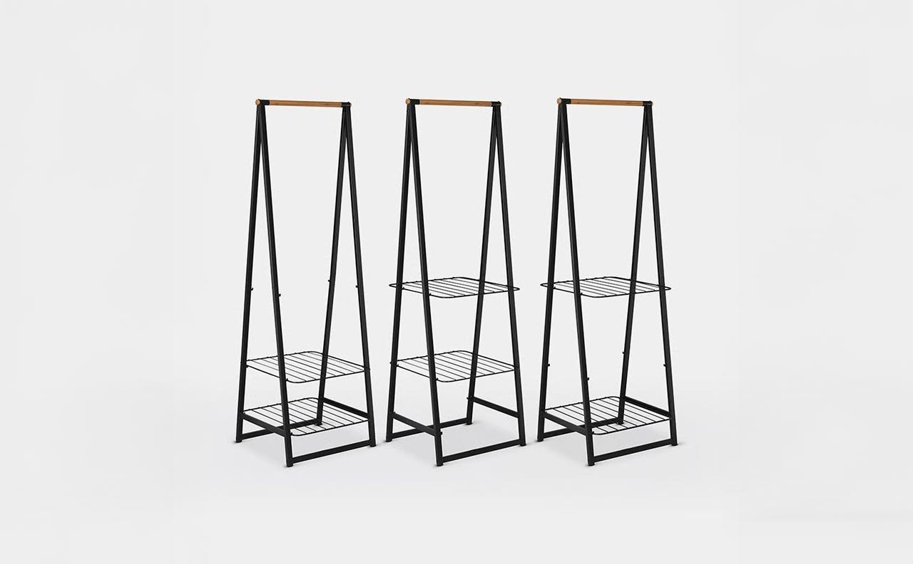 Appendiabiti Linn Compact Black | Organizer — foto 7